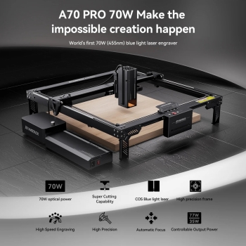 Plotter de grabado y corte láser Atomstack A70 Pro MAX 850x800mm 70W